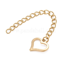 Ion Plating(IP) 304 Stainless Steel Chain Extender&nbsp;STAS-F098-14