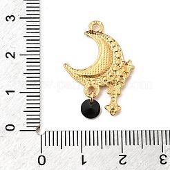 304 Stainless Steel Rhinestone Pendants&nbsp;STAS-P431-41G-01