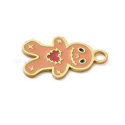 304 Stainless Steel Enamel Halloween Theme Pendants&nbsp;STAS-Z164-03G-05