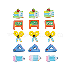 20Pcs 5 Style Resin Cabochons&nbsp;RESI-CJ0001-154