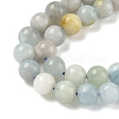 Natural Aquamarine Beads Strands&nbsp;G-D327-A01-7mm