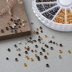 Brass Crimp Beads&nbsp;KK-YW0001-17