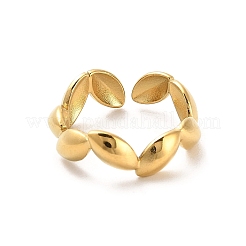 304 Stainless Steel Open Cuff Rings&nbsp;RJEW-Z018-30G