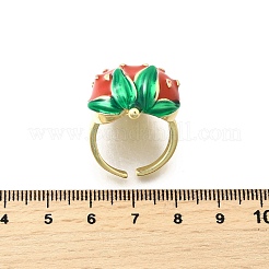Brass Cuff Rings&nbsp;RJEW-H251-01G