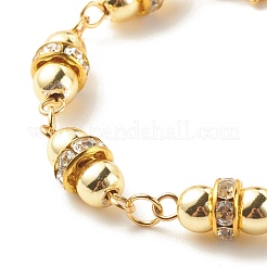 Synthetic Hematite Beaded Link Bracelet&nbsp;BJEW-JB07866
