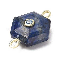 Faceted Natural Lapis Lazuli Carved Links&nbsp;G-T146-01G-10