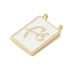 Brass Enamel Pendants&nbsp;KK-C110-15B-01G
