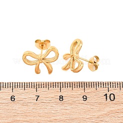 304 Stainless Steel Stud Earrings for Women&nbsp;LS-EJEW-K306-17G