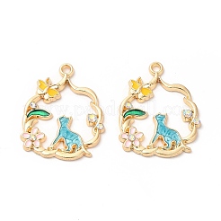 Alloy Enamel Pendants&nbsp;LS-ENAM-C005-27G-03
