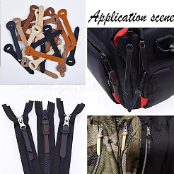 40Pcs 4 Colors Cowhide Zipper Puller Head&nbsp;PURS-GF0001-08
