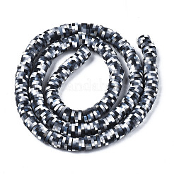 Handmade Polymer Clay Beads Strands&nbsp;CLAY-R089-6mm-159