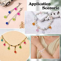 120Pcs 12 Colors Acrylic Pendants&nbsp;PALLOY-SW0022-02