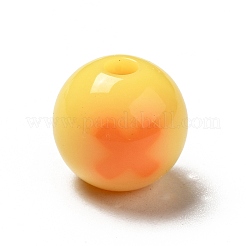 Two Tone Opaque Acrylic Beads&nbsp;LS-SACR-K003-02C