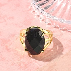 Brass Cuff Open Rings&nbsp;RJEW-D347-03G