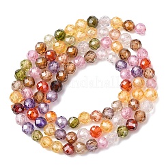 Cubic Zirconia Beads Strands&nbsp;G-G792-47-C