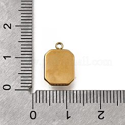 304 Stainless Steel Charms&nbsp;STAS-F318-13G