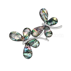 Retro Abalone Shell Two Butterfly Brooches&nbsp;PW-WGA6E26-01