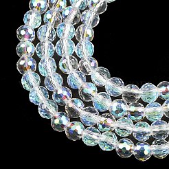 Electroplate Transparent Glass Beads&nbsp;EGLA-B013-02A-AB19