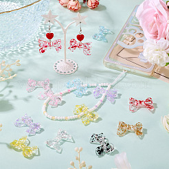 40Pcs 8 Colors Transparent Acrylic Beads&nbsp;OACR-TA0004-05