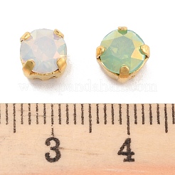 Flat Round Opal Sew On Rhinestones&nbsp;RGLA-G024-12A-G