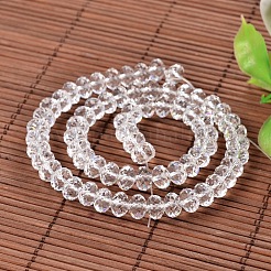 68pcs/Strands Faceted Rondelle K9 Glass&nbsp;G-M185-8x5mm-01A