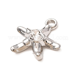 Alloy Rhinestone Pendants&nbsp;RB-CBAA597-02P-01