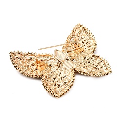 Alloy Rhinestone Lapel Pins for Clothes&nbsp;ALRI-D302-03G