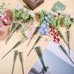 50Pcs Plastic Flower Water Tubes&nbsp;AJEW-GL0002-96A