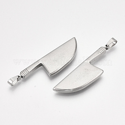 Non-Tarnish 304 Stainless Steel Big Pendants&nbsp;STAS-T045-25P