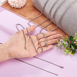 4Pcs 4 Styles 304 Stainless Steel Choker Necklaces for Women&nbsp;NJEW-TA0001-21