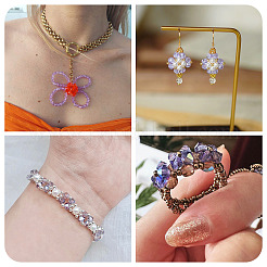3 Bags 3 Colors Transparent Colours Glass Seed Beads&nbsp;GLAA-TA0003-68