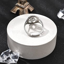 201 Stainless Steel Cuff Rings for Women&nbsp;RJEW-S395-03P-1