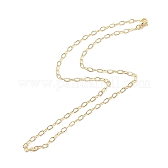 Brass Cable Chains Necklace for Women&nbsp;X-NJEW-P265-32G