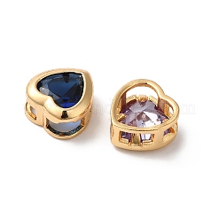 Brass Slide Charms&nbsp;KK-C062-016G