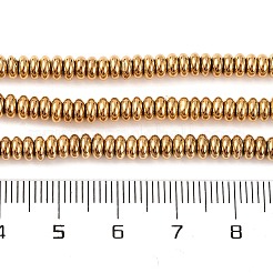 Electroplated Synthetic Non-magnetic Hematite Beads Strands&nbsp;G-H027-D01-01
