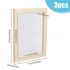 Wooden Paper Making&nbsp;DIY-WH0349-121A