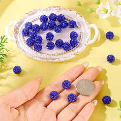 30Pcs Pave Disco Ball Beads&nbsp;RB-TA0001-26D