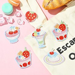 10Pcs 5 Styles Computerized Embroidery Cloth Iron On/Sew On Patches&nbsp;PATC-CJ0001-07
