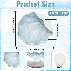 Ocean Themed Ceramic Jewelry Plate&nbsp;AJEW-WH20064-37E