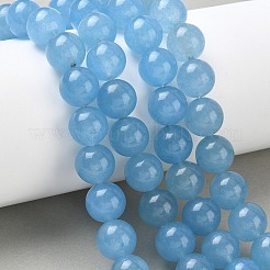 Dyed Natural Malaysia Jade Beads Strands&nbsp;G-G021-01D-09