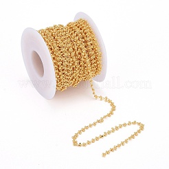 Handmade Brass Beaded Chains&nbsp;CHC-I006-02G