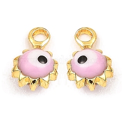 Brass Enamel Charms&nbsp;KK-K337-08G