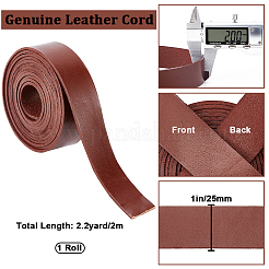 2M Flat Leather Cord&nbsp;LC-WH0007-07C-01
