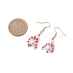 Glass Dangle Earrings&nbsp;EJEW-JE06046