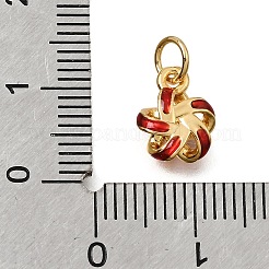 Brass Enamel Pendants&nbsp;KK-G605-10G-01
