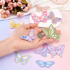 10Pcs 10 Styles Computerized Embroidery Cloth Self Adhesive Patches&nbsp;PATC-TA00001-04