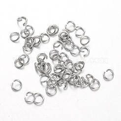 Tarnish Resistant 304 Stainless Steel Open Jump Rings&nbsp;STAS-N015-02-5mm