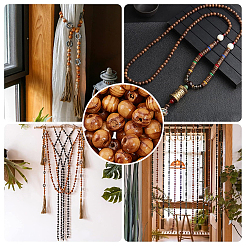 360Pcs Natural Wood Beads&nbsp;WOOD-OC0004-29B