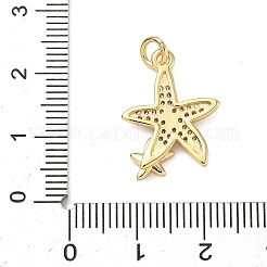 Brass Micro Pave Cubic Zirconia Pendants&nbsp;KK-D426-25B-G