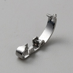 316 Surgical Stainless Steel Watch Band Clasps&nbsp;STAS-WH0037-08P